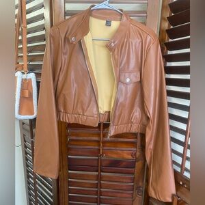 Crop Tan jacket